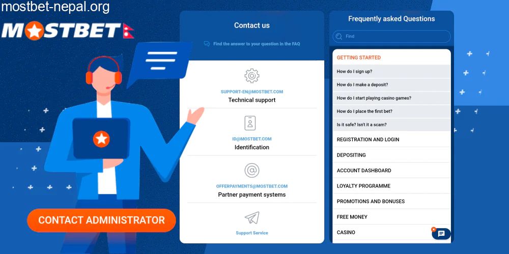 Mostbet एपमा ग्राहक समर्थन