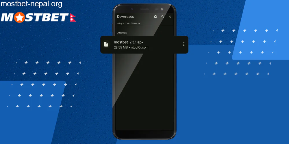 ब्राउजर डाउनलोड खोल्नुहोस् र डाउनलोड गरिएको apk फाइल स्थापना गर्नुहोस्, चरण ५