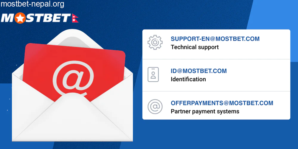 मोस्टबेट नेपाल इमेल समर्थन